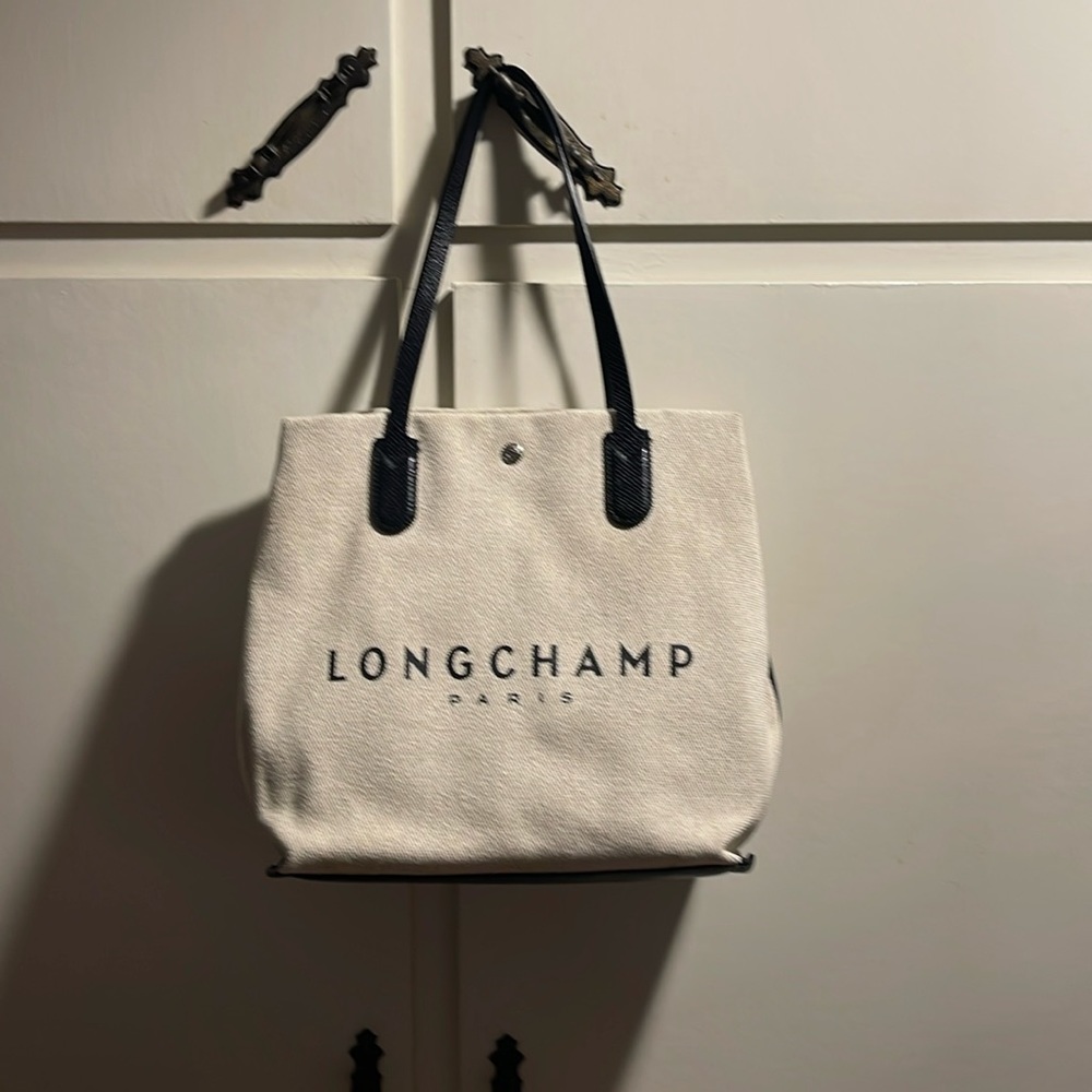 Like Longchamp Essential Toile Large Canvas Tote